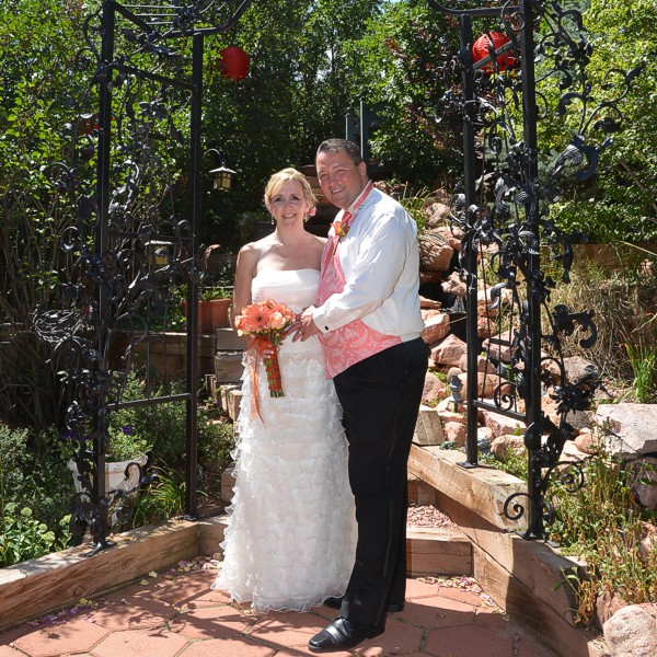 Wedding Ceremony at Pikes Peak, Manitou Springs, Colorado